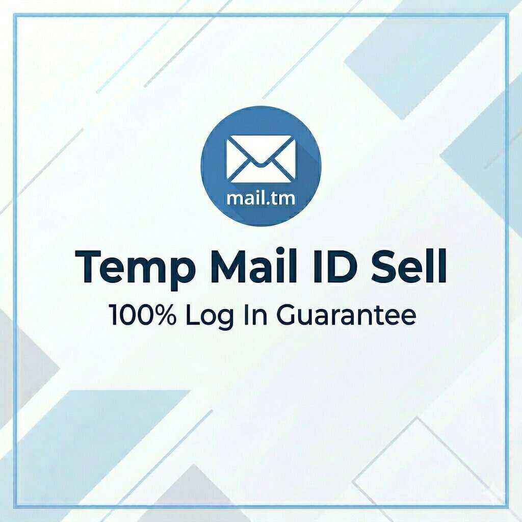 Temp Mail IDs Ready For Sell With Full Access And 100% Log In Guarantee